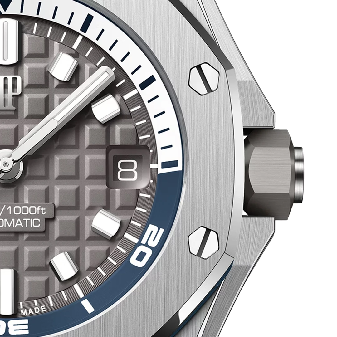 Royal Oak Offshore 42mm Diver - Grey "Méga Tapisserie" Dial Stainless Steel - Image 5