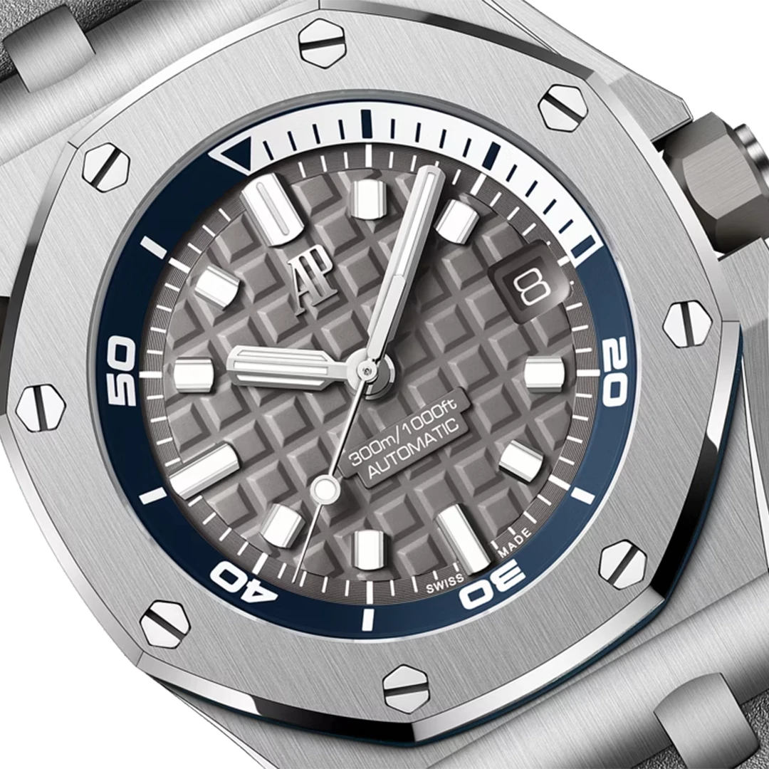 Royal Oak Offshore 42mm Diver - Grey "Méga Tapisserie" Dial Stainless Steel - Image 6