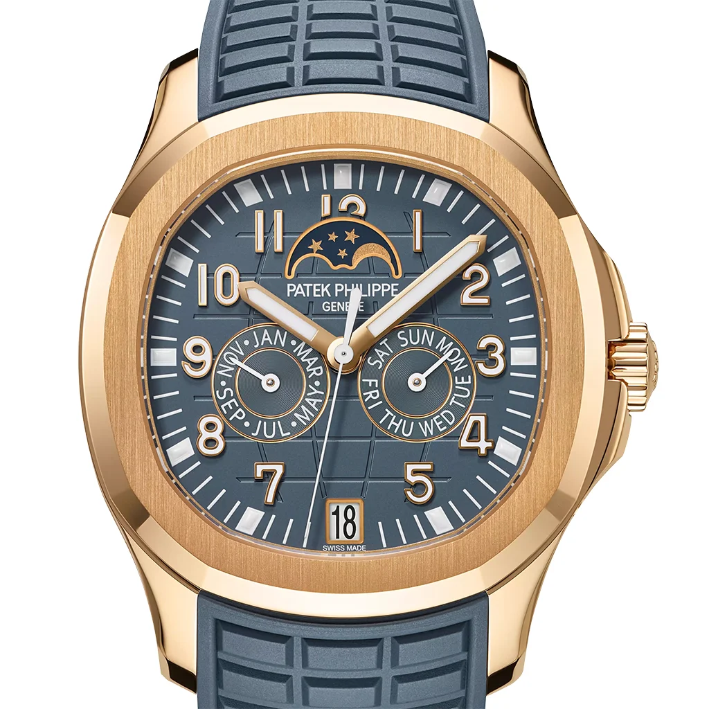 Aquanaut Annual Calendar 39.9mm Rose Gold Blue-Gray Dial Ref. 5261R - Image 2