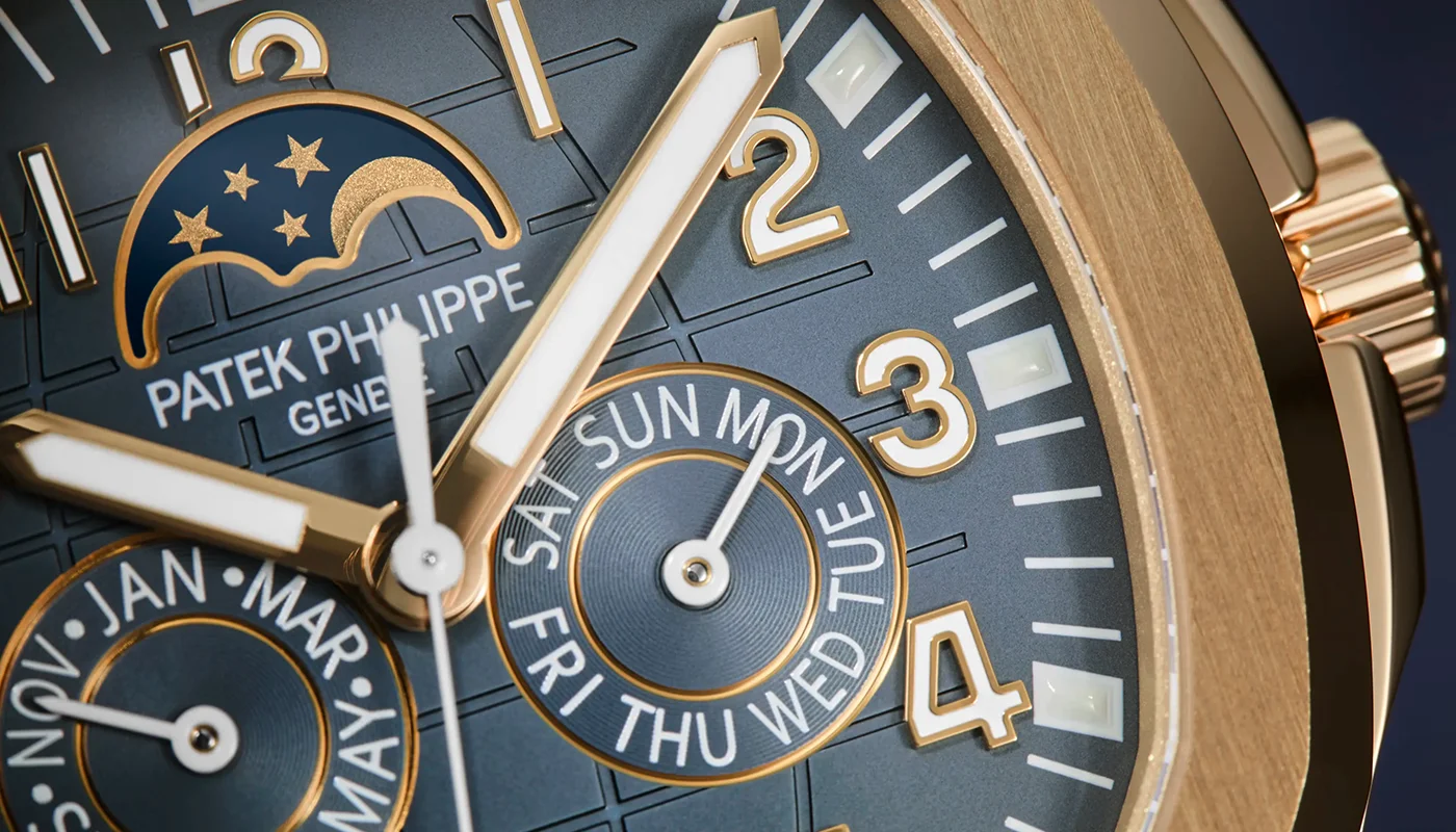 Aquanaut Annual Calendar 39.9mm Rose Gold Blue-Gray Dial Ref. 5261R - Image 6