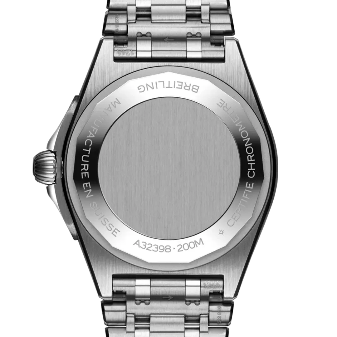 Chronomat 40 GMT All-Purpose Sports & Travel Watch - Deep Green Dial and Iconic Rouleaux Bracelet - Image 4