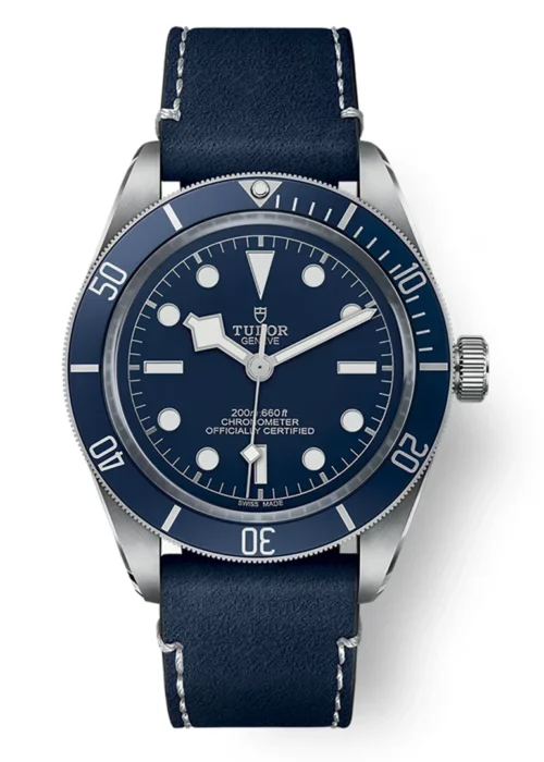 Black Bay 58 Series Navy Blue 39mm Heritage Diver - Blue Soft-Touch Strap