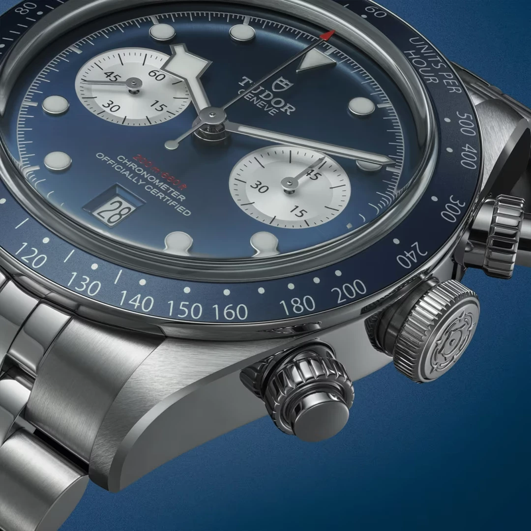 Black Bay Chrono 41mm Blue Racing Chronograph - Deep Blue Dial and Silver Counters - Image 4