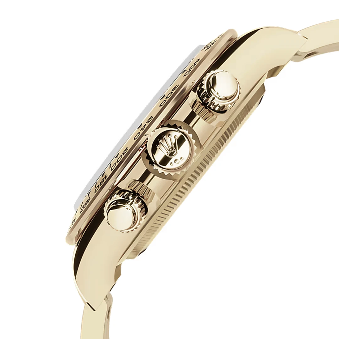 Cosmograph Daytona Chronograph in Yellow Gold, Classic Golden Dial Men's Business & Sports Watch - Image 2