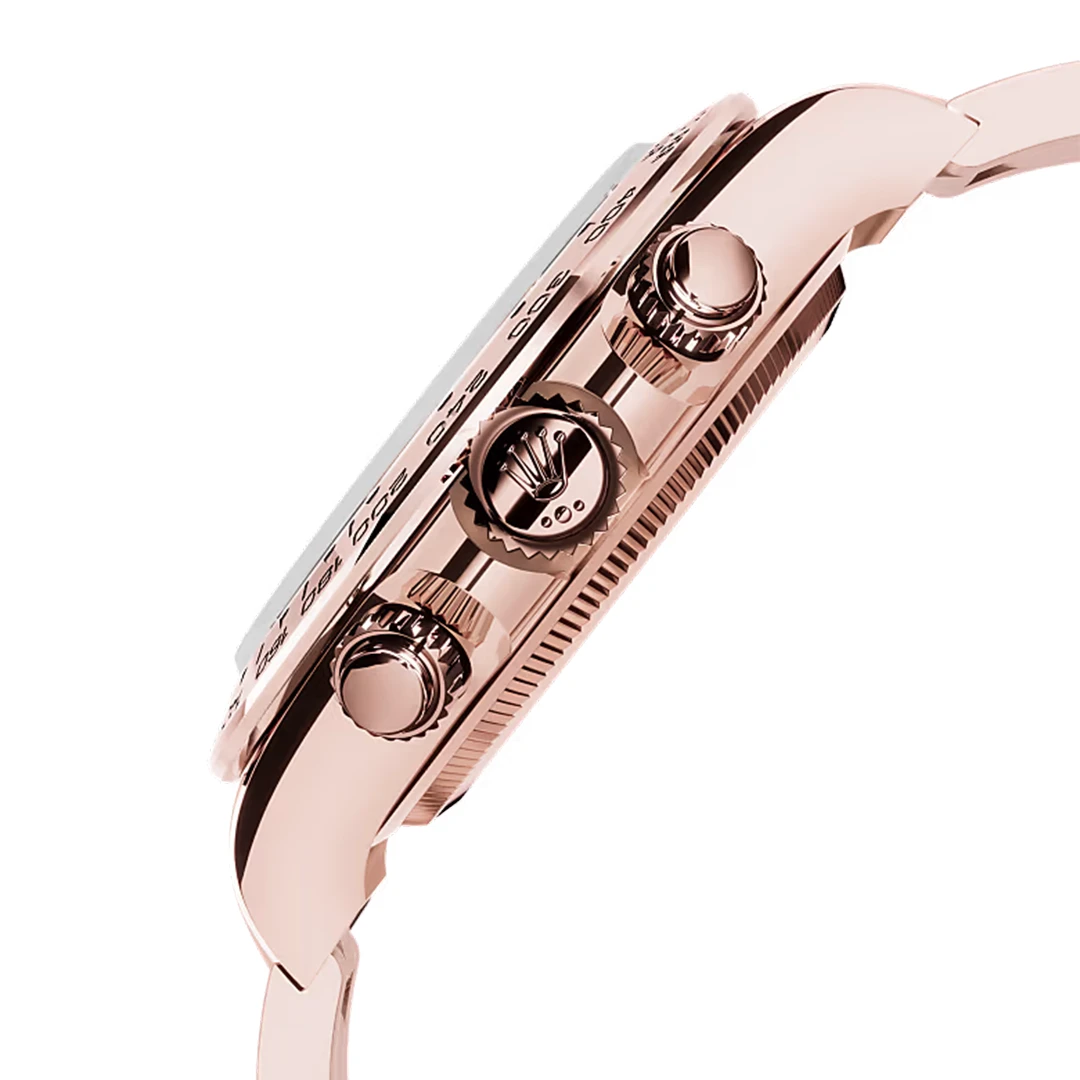 Cosmograph Daytona Rose Gold Tone Racing Chronograph - Bright Black and Sundust Dial - Image 2