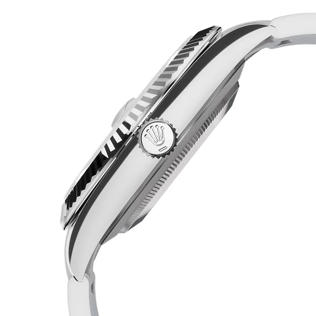 Datejust 41 Silver Dial Fluted Bezel Stainless Steel Jubilee Bracelet Men's Business Watch - Image 2
